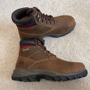 CATERPILLAR Women's Dryverse 6 Inch Steel Toe Waterproof P90443 8.5 Dark Beige